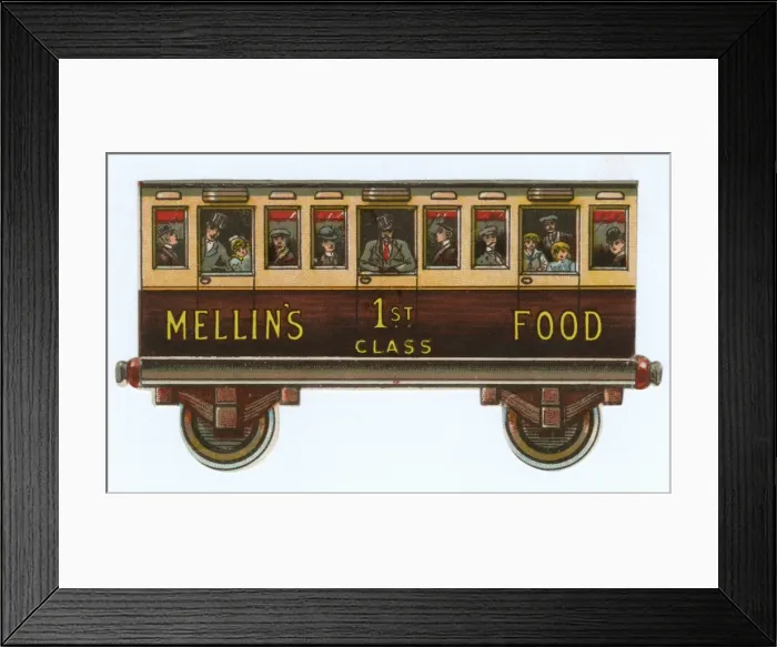 Framed Print : Advert / Mellins Food Framed Print : Advert / Mellins Food