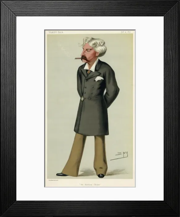 Framed Print : Bret Harte (Vanity Fair) Framed Print : Bret Harte (Vanity Fair)