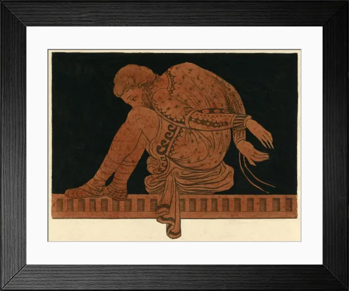 Framed Print : Greek wearing tunic Framed Print : Greek wearing tunic