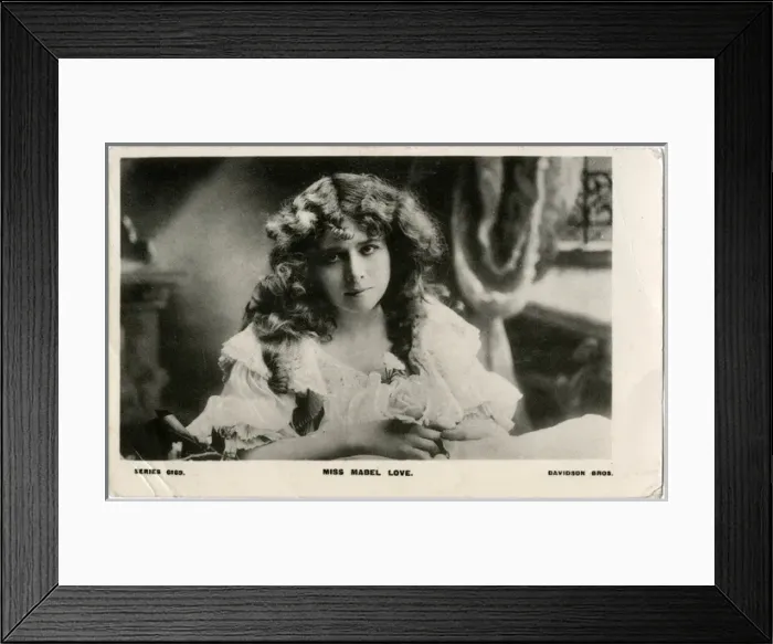 Framed Print : Mabel Love 1905 Framed Print : Mabel Love 1905
