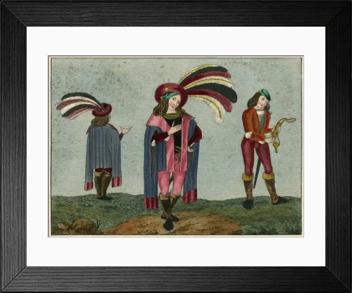 Framed Print : Male Dandy / 15C Strutt Framed Print : Male Dandy / 15C Strutt