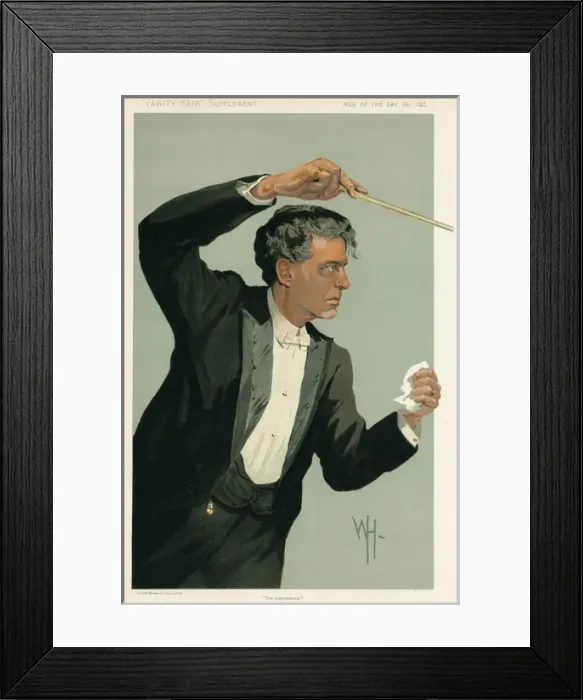 Framed Print : Mascagni Conducts (W. H. ) Framed Print : Mascagni Conducts (W. H. )