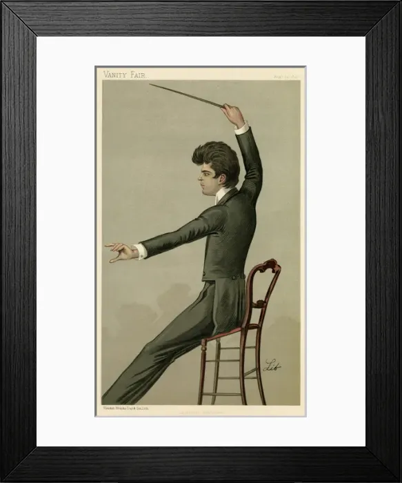Framed Print : Mascagni Conducts (Lib) Framed Print : Mascagni Conducts (Lib)