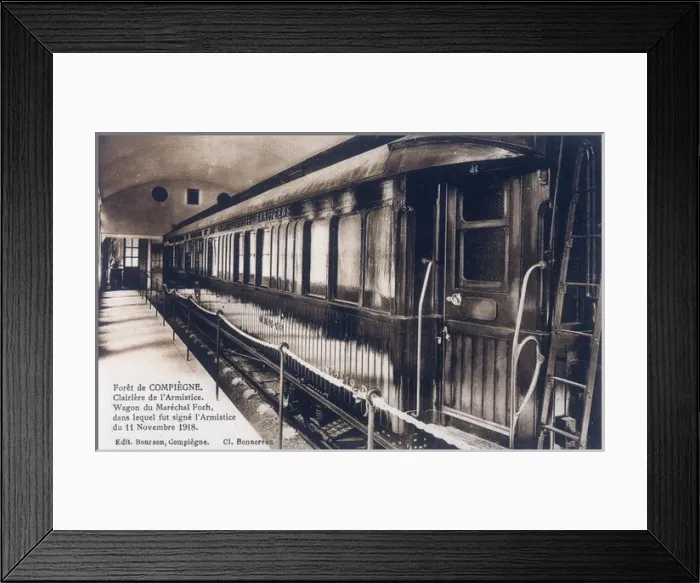 Framed Print : Coach of Armistice 1918 Framed Print : Coach of Armistice 1918