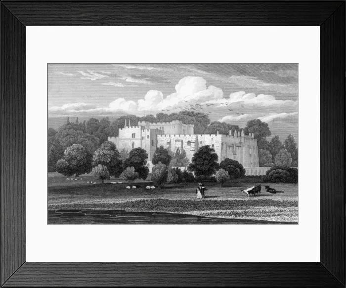 Framed Print : Berkeley Castle / 1830 Framed Print : Berkeley Castle / 1830