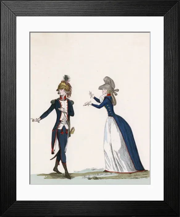Framed Print : Military Style 1790 Framed Print : Military Style 1790
