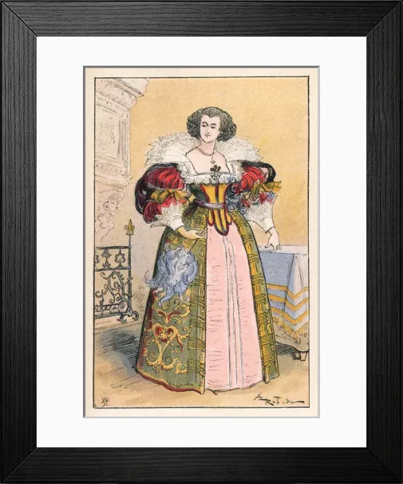 Framed Print : Frenchwoman 1620 Framed Print : Frenchwoman 1620