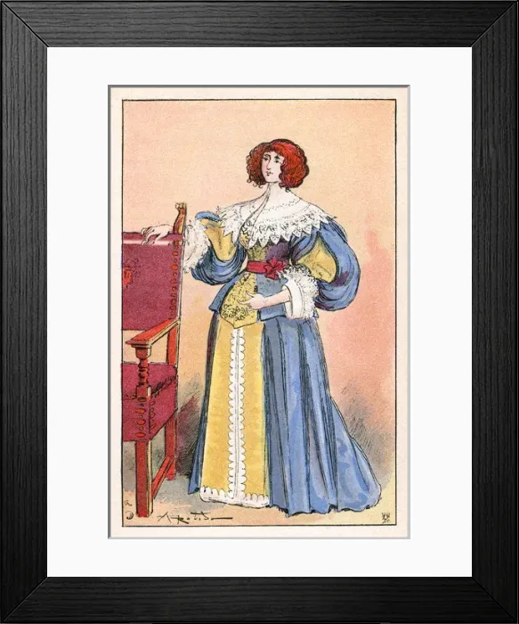 Framed Print : Frenchwoman 1640 Framed Print : Frenchwoman 1640