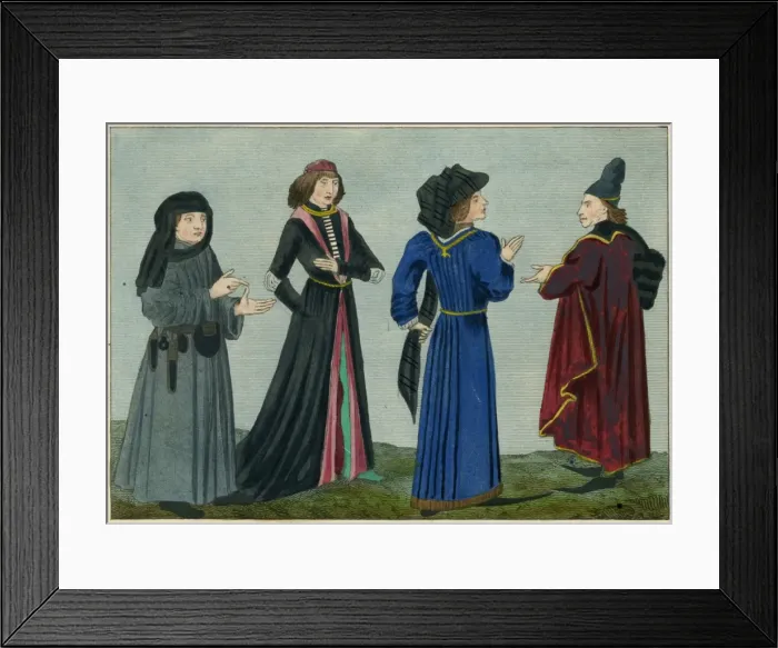 Framed Print : Four Englishmen C15 Framed Print : Four Englishmen C15