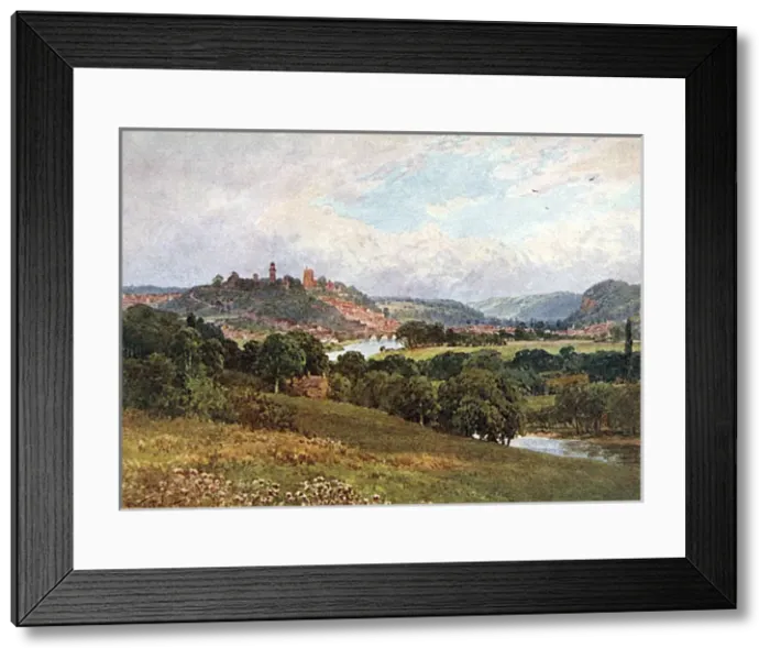 Framed Print : Bridgnorth / Severn / Salop Framed Print : Bridgnorth / Severn / Salop
