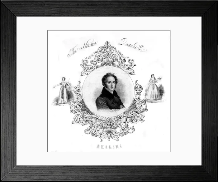 Framed Print : Vincenzo Bellini Framed Print : Vincenzo Bellini