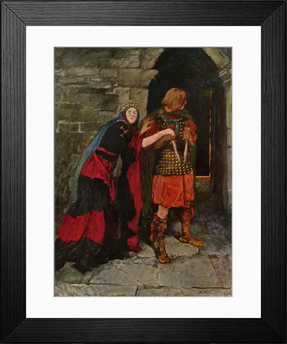 Framed Print : Lady Macbeth & Daggers Framed Print : Lady Macbeth & Daggers