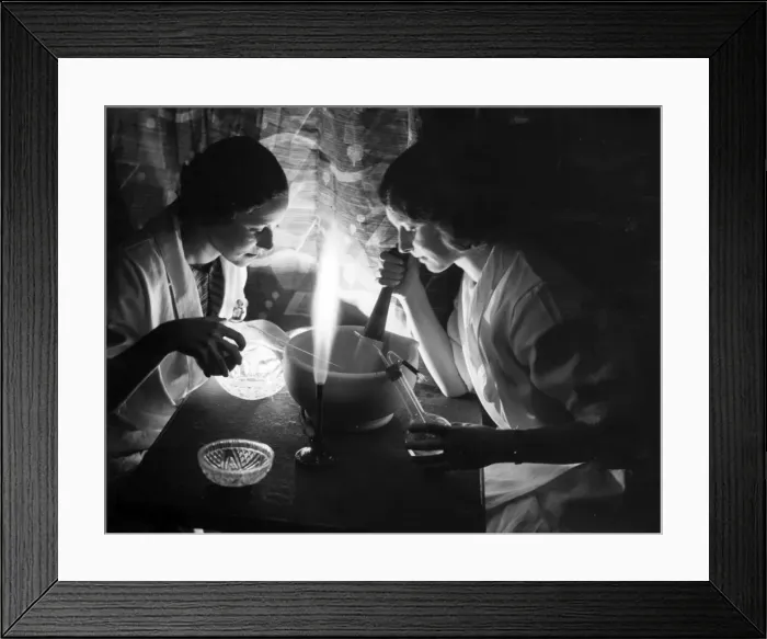 Framed Print : Women in Glass Factory Framed Print : Women in Glass Factory