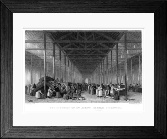 Framed Print : Market, Liverpool Framed Print : Market, Liverpool