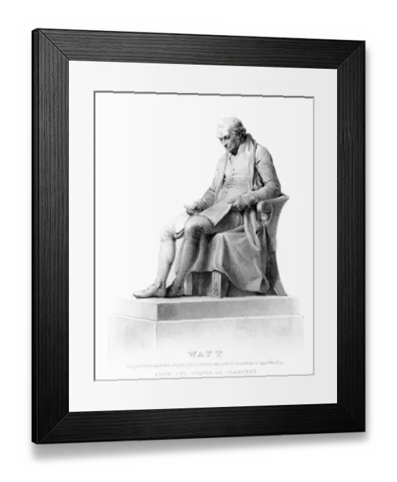 Framed Print : Watt - Statue Framed Print : Watt - Statue