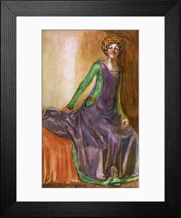 Framed Print : Englishwoman 1385 Framed Print : Englishwoman 1385