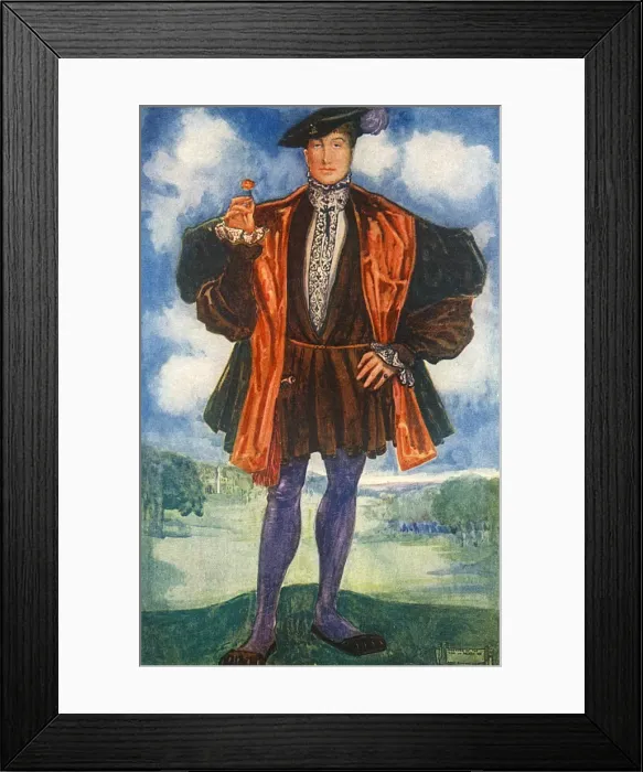 Framed Print : Englishman 1530 Framed Print : Englishman 1530