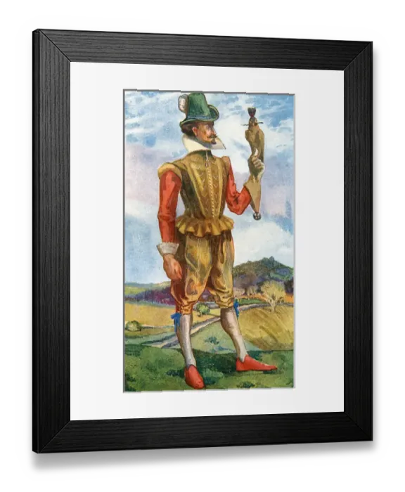Framed Print : Englishman 1610 Framed Print : Englishman 1610