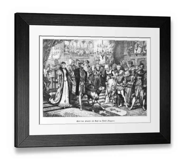 Framed Print : Karl V and Fuggers Framed Print : Karl V and Fuggers