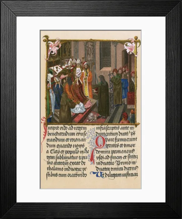 Framed Print : Polish King Crowned Framed Print : Polish King Crowned