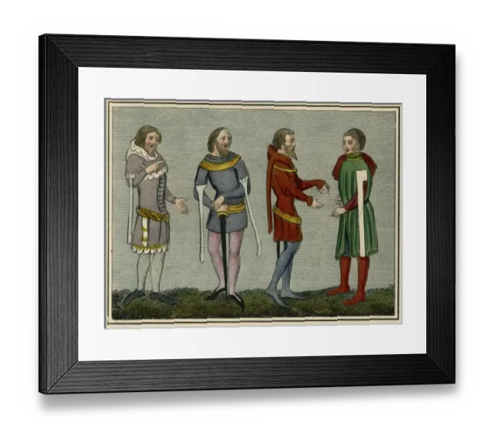 Framed Print : Four C14 Men Framed Print : Four C14 Men