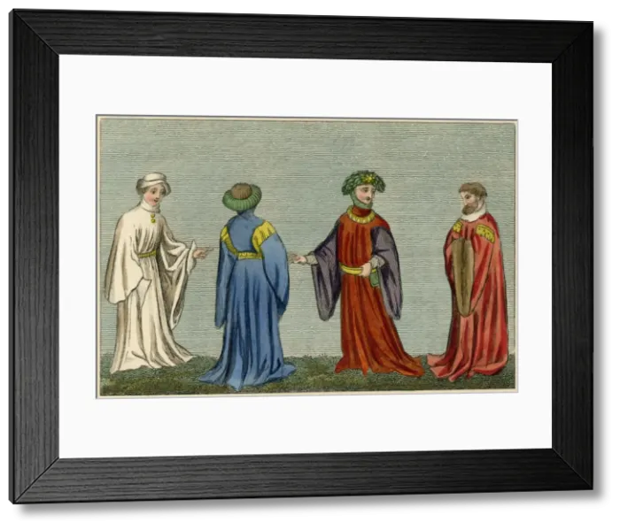 Framed Print : English Noblemen C14 Framed Print : English Noblemen C14