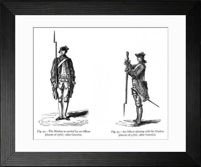 Framed Print : French Officer C18 Framed Print : French Officer C18