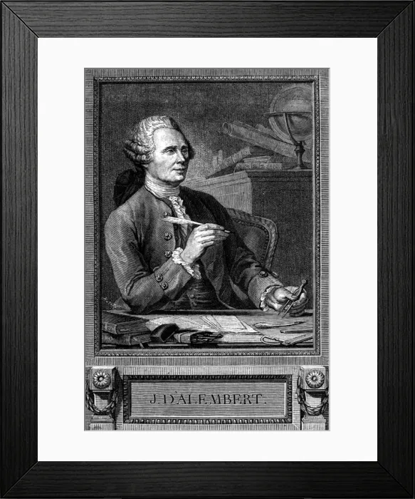 Framed Print : D alembert (Jollain) Framed Print : D alembert (Jollain)