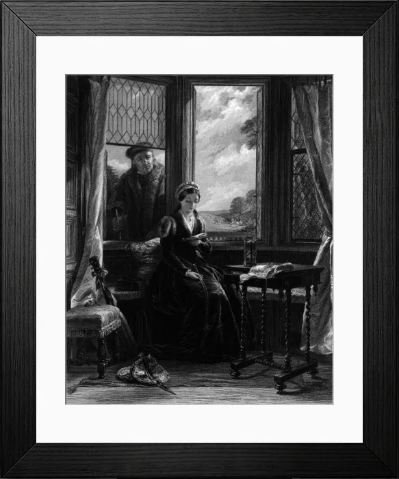 Framed Print : Ascham and Jane Grey Framed Print : Ascham and Jane Grey