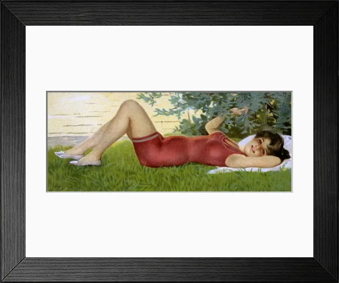 Framed Print : Bathing Beauty Vienne 2 Framed Print : Bathing Beauty Vienne 2