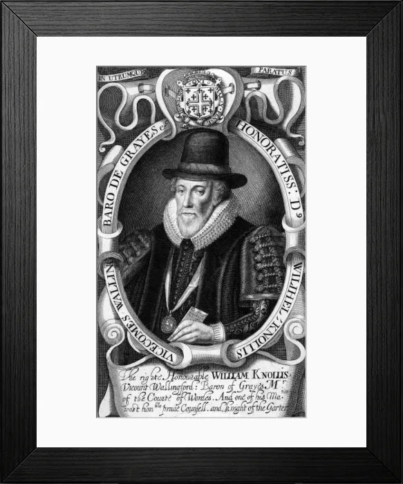 Framed Print : William Knollys Early of Banbury Framed Print : William Knollys Early of Banbury