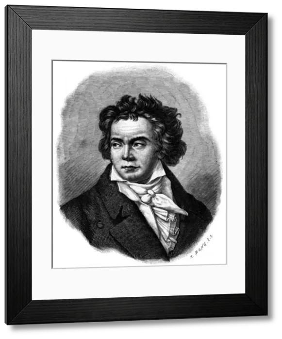 Framed Print : Beethoven (Bong) Framed Print : Beethoven (Bong)