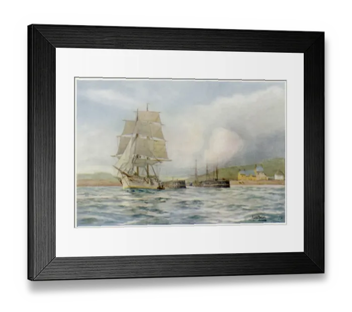 Framed Print : Sailing Ship, Bridport Framed Print : Sailing Ship, Bridport