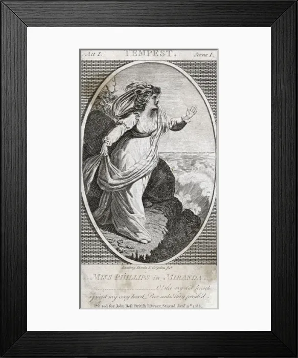 Framed Print : Shakespeare: Tempest Framed Print : Shakespeare: Tempest