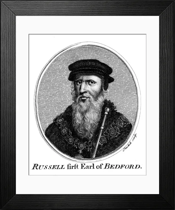 Framed Print : 1st Earl of Bedford Framed Print : 1st Earl of Bedford