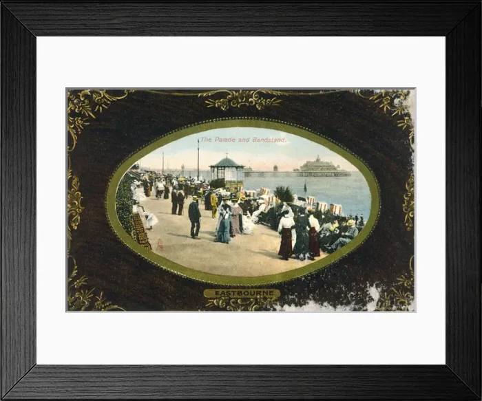 Framed Print : Eastbourne / Parade 1910 Framed Print : Eastbourne / Parade 1910