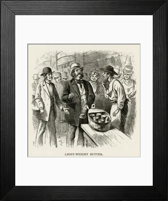 Framed Print : Butter Market / USA Framed Print : Butter Market / USA