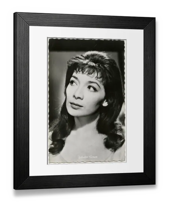 Framed Print : Juliette Greco Framed Print : Juliette Greco