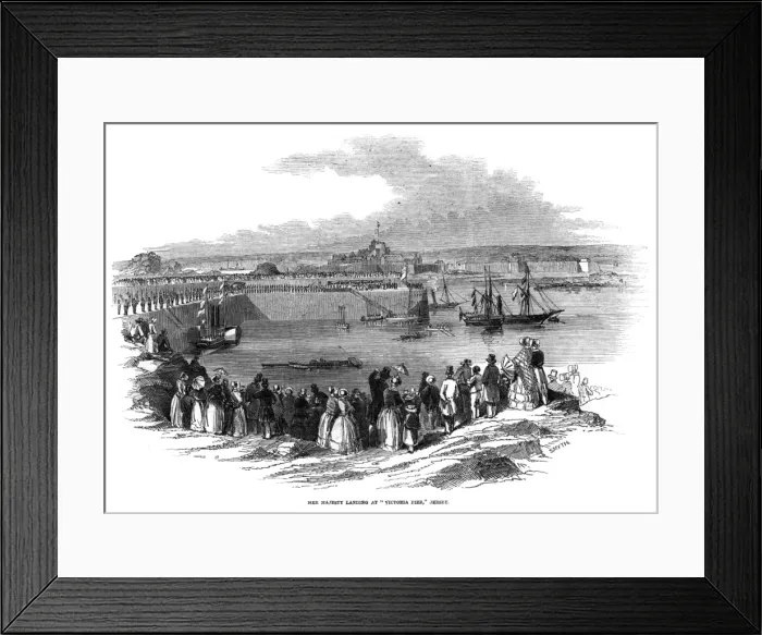 Framed Print : Jersey / Victoria Pier Framed Print : Jersey / Victoria Pier