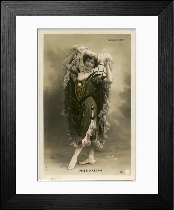 Framed Print : Miss Haslam / 1904 Framed Print : Miss Haslam / 1904