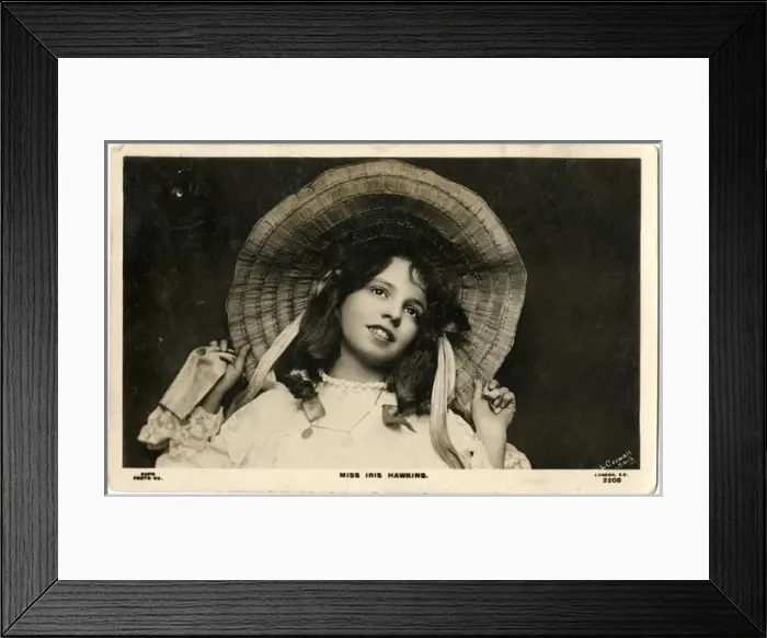 Framed Print : Iris Hawkins / 1906 Framed Print : Iris Hawkins / 1906