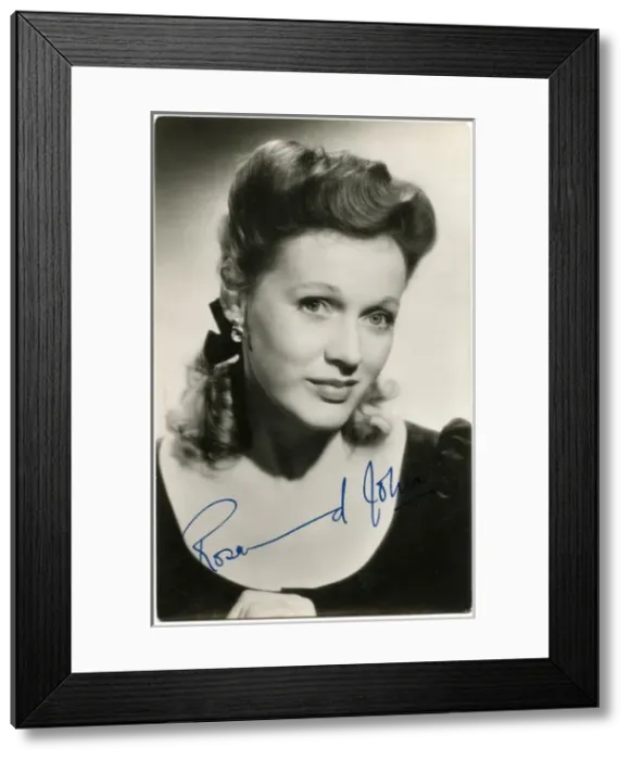 Framed Print : Rosamund John Framed Print : Rosamund John