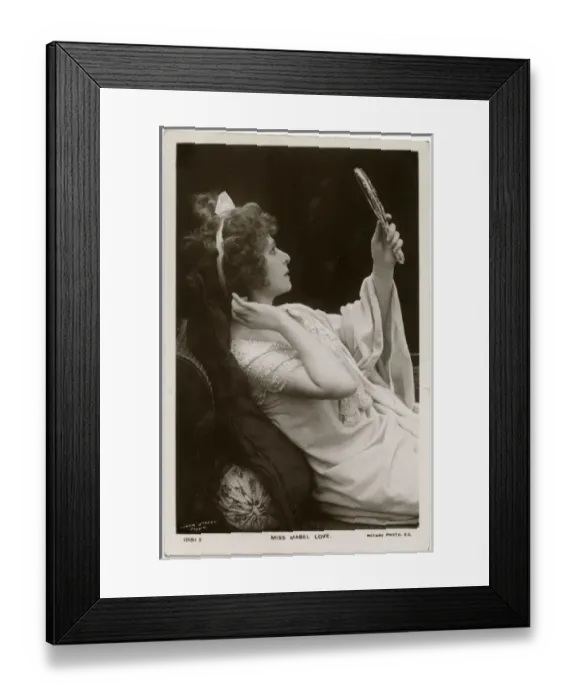 Framed Print : Mabel Love 1906 Framed Print : Mabel Love 1906