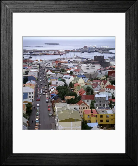 Framed Print : Iceland / Reykjavik 1983 Framed Print : Iceland / Reykjavik 1983