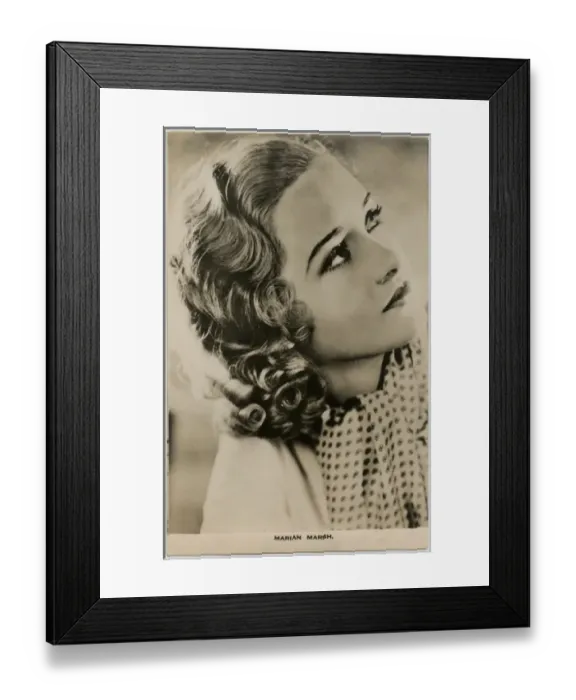 Framed Print : Marian Marsh Framed Print : Marian Marsh