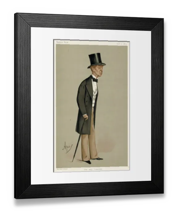 Framed Print : Charles Mathews Jnr / 1875 Framed Print : Charles Mathews Jnr / 1875