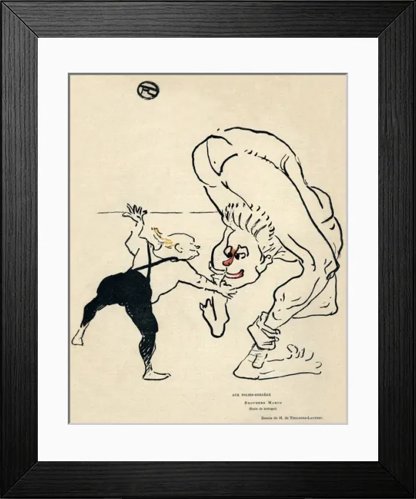 Framed Print : Freres Marco / Lautrec Framed Print : Freres Marco / Lautrec