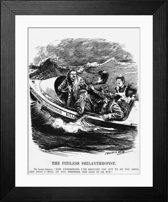 Framed Print : Nat. Insurance / Lly-George Framed Print : Nat. Insurance / Lly-George