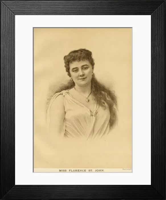 Framed Print : Florence St John