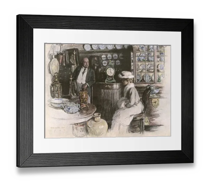 Framed Print : Antiques Shop Interior Framed Print : Antiques Shop Interior